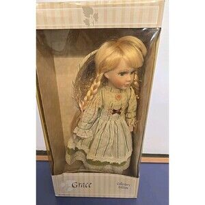 Collector's Edition 16" Porcelain Doll GRACE/ Country Chic Vintage